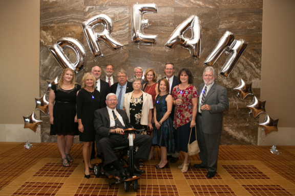 Robert H. Graebe with family and ROHO staff at 2018 Party to the Max Gala Robert H. Graebe with family and ROHO staff at 2018 Party to the Max Gala