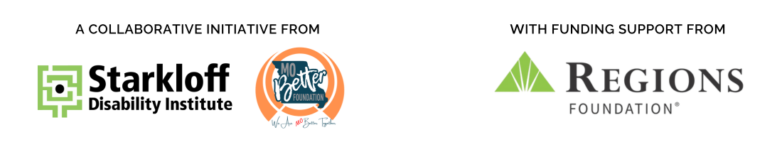 Workplace Challenge logos header A collaborative initiative from Starkloff Disability Institute and MO Better Foundation. With funding support from Regions Foundation.